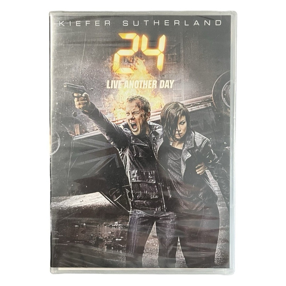 24: Live Another Day (DVD, 2014) Kiefer Sutherland 4 disc set NEW SEALED